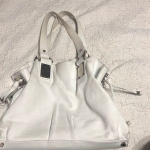 Michael Kors white leather purse